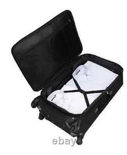 Tag Ridgefield. Softside Luggage Set black 5 Pc SIZE 27 + 20 + 15