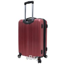 Tasmania 3pc 100% Polycarbonate Hardside Luggage Expandable Spinner Suitcase Set
