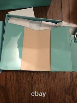 Tiffany And Co Tiffany Blue Passport And Luggage Tag Set With Original Box & Bag