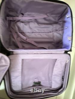 Tignanello 3 Pc Travel Luggage Set Duffel, 21 Carry On & 25 Pleather Accents