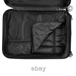 Travel Luggage Set With 3 Spinner Bags Rolling Suitcases For Easy Transport