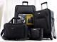 Travel Select Allentown 4 Piece Spinner Luggage Set Grey