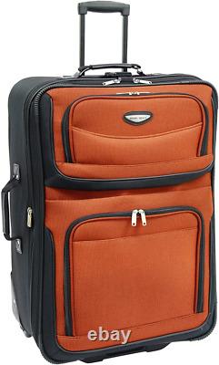 Travel Select Amsterdam Expandable Rolling Upright Luggage 4-Piece Set, Orange
