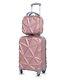 Travel In Style With The Gem 2-piece Hardside Carry-on And Cosmetic Luggage Set
