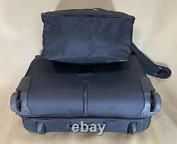 TravelPro Black Carry on Set Crew 11 15 Tote & 22 Wheeled Rolling Garment Bag