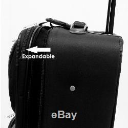 Traveler Choice Amsterdam Gray 4-Piece Expandable Wheel Luggage Suitcase Bag Set
