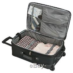 Traveler Choice Orange Amsterdam 8pc Wheel Luggage Suitcase Bag Packing Cube Set