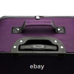 Traveler's Choice Elite Purple Luggage Whitfield 5-Piece Rolling Luggage Set