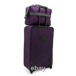 Traveler's Choice Luggage Set 5-Piece Accessory Pockets and Rolling Polyester