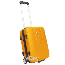 Traveler's Choice Orange Rome 3-Piece Hardside Spinner Suitcase Luggage TSA Set