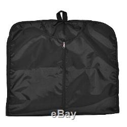 Traveler's Choice Ultimate 5-Piece Black Expandable Luggage Tote Garment Bag Set