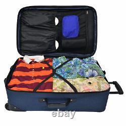 Traveler's Choice Ultimate 5-Piece Navy Expandable Luggage Tote Garment Bag Set