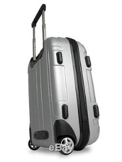 Travelers Choice Black Rome 3-Piece Hardside Spinner Lightweight Luggage Bag Set
