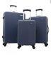Travelers Club Basette 3-pc. Hardside Luggage Set Blue- Brand New
