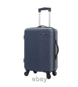 Travelers Club Basette 3-Pc. Hardside Luggage Set Blue- Brand New