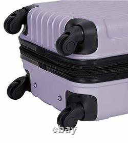 Travelers Club Midtown Hardside Luggage Travel Set Lilac 4-Piece Set