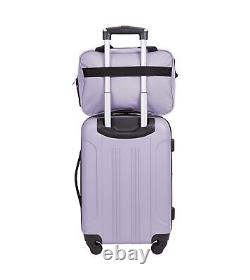 Travelers Club Midtown Hardside Luggage Travel Set, Spinner Wheels, Zippered D
