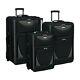 Travelers Club Unisex 3 Piece Expandable Sky-view Luggage Set Black Size Osfa