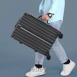 Trolley Luggage Aluminum Frame Rolling Luggage Case 26 inch Travel Suit