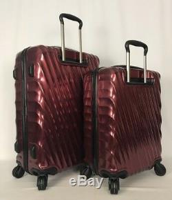 Tumi 19 Degree Short Trip & Int'l Carryon Bordeaux Luggage Set 228664 & 22866