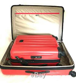Tumi V3 Expandable Luggage Set Pink Extended Trip and Continental Carry On