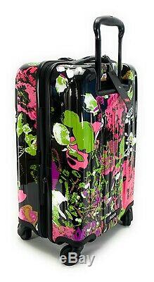 Tumi V4 International Carry-On Luggage Collage Floral Hagen Backpack Magenta Set