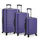 U. S. Traveler Bondi 3-piece Spinner Luggage Set With Usb Smart Carry-on