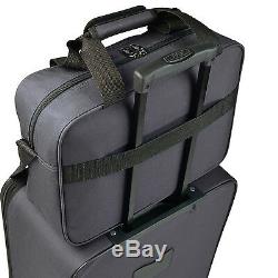 US Traveler Vineyard 4pc Lightweight Rolling Luggage Duffel Suitcase Tote Set