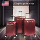 Usa 20 24 28 Polycarbonate 3pcs Travel Luggage Set Spinner Suitcase Tsa Red