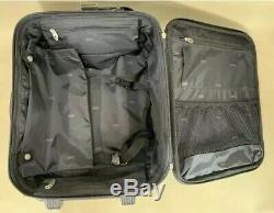 Used Dakota by Tumi Black Carry On Set 16 Briefcase & 18 Upright Suitcase