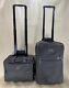 Used Tumi Brown Set 16 Briefcase 26102bh & 20upright Carry On Suitcase 22902bh
