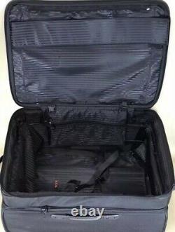 Used TUMI Exp Black Set 16 T-Pass Brief & 24 Upright Check Suitcase 2283D3