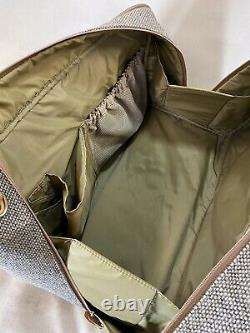 VTG HARTMANN Tweed Belting Leather Set 22 Rolling Suitcase & 21 Duffle Bag