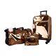 Vue Metallic Collection Premium Carry On 3pc Luggage Set 2070-rose Gold