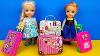 Vacation Packing Elsa And Anna Toddlers Shopping For Luggage Suitcases Barbie Is The Seller
