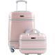 Varsity Hard Side Luggage Set With Spinner Wheels 2 Pieces Travel Luggage