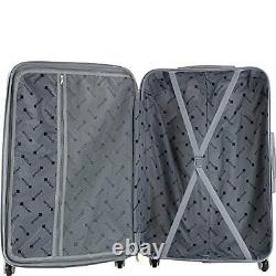 Varsity Hard Side Luggage Set with Spinner Wheels 2 Pieces Travel Luggage