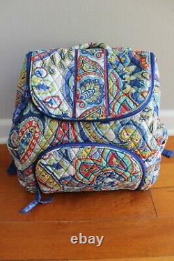 Vera Bradley Marina Paisley XL Bag Backpack Purse Travel 4 Piece Luggage Set