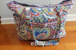 Vera Bradley Marina Paisley XL Bag Backpack Purse Travel 4 Piece Luggage Set