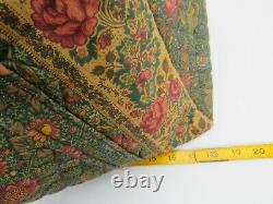 Vera Bradley Vintage Forest Green Brown Floral Tote Duffel Garment Bag Set Lot