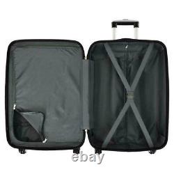 Verdugo Elite Hardside 3 Piece Black Spinner Luggage Set travel bags suitcases