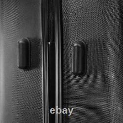 Verdugo Elite Hardside 3 Piece Black Spinner Luggage Set travel bags suitcases