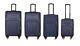 Victoria Collection Blue Luggage Set(20/26/28/30) Suitcase Lock Spinner Soft