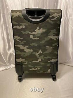 Victoria's Secret PINK camo wheelie luggage bag