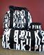 Victorias Secret Pink Graphic 3 Pc Wheelie Duffel Bag Carry On Luggage Set Nwt