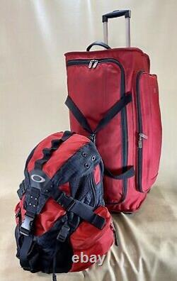 Victorinox Red 30 Gear Mobilizer Wheeled Duffle & OAKLEY ICON 1.0 Backpack