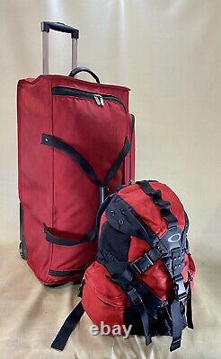 Victorinox Red 30 Gear Mobilizer Wheeled Duffle & OAKLEY ICON 1.0 Backpack