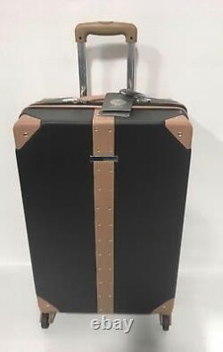 Vince Camuto Laurra 2pc Luggage Set Spinner Wheels Black With Studs Msrp $1080