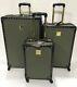 Vince Camuto Litch Green Jania 3pc Luggage Set Spinner Wheels Gold Studs $1080