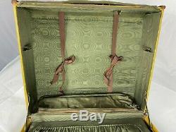 Vintage 30's or 40's Mendel Suitcase Set Hard Shell Luggage Cincinnati 21 18